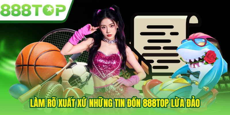 Làm rõ xuất xứ những tin đồn 888TOP lừa đảo